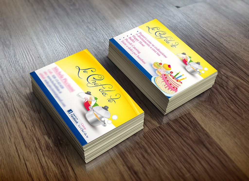 Biglietti da visita - Lo chef da te